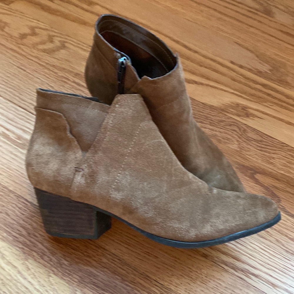 Suede booties